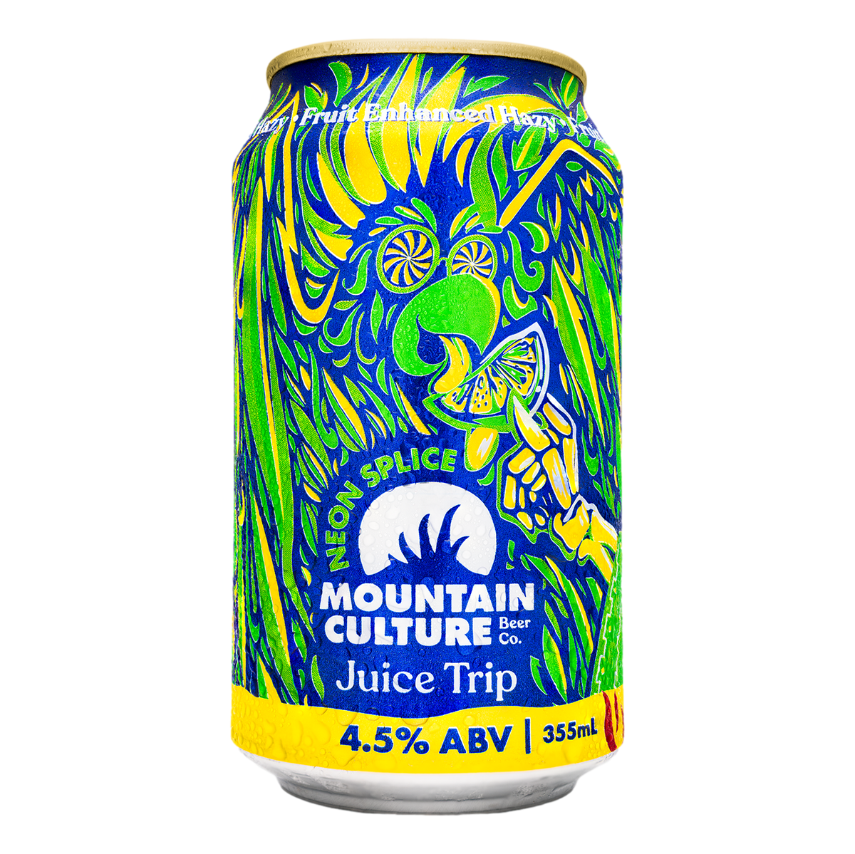 Mountain Culture Juice Trip Neon Splice Hazy Pale Ale 4.5% 355ml Can Case of 16