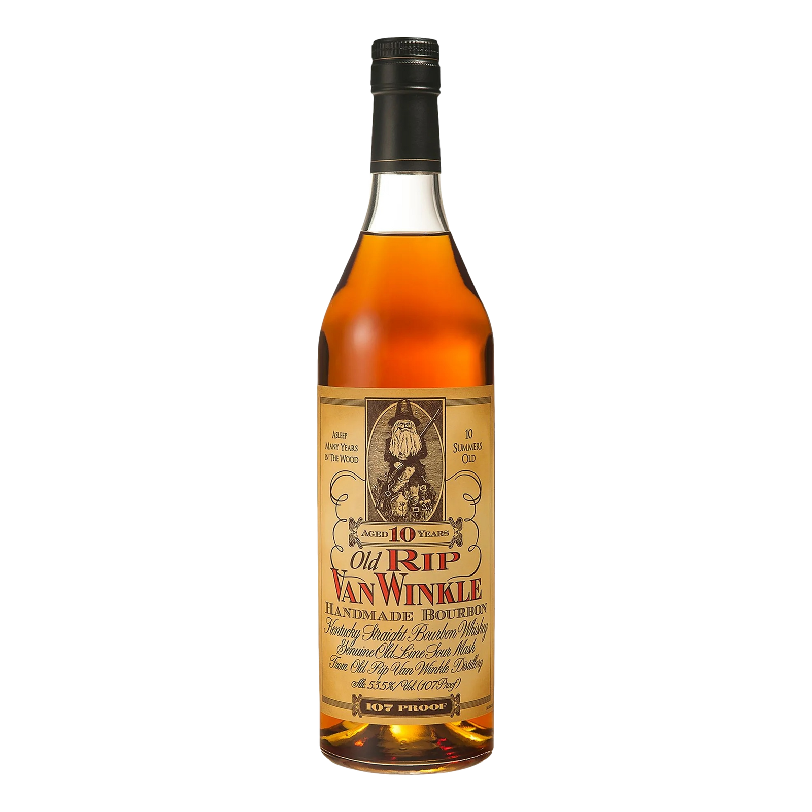 Old Rip Van Winkle 107 Proof (53.5%) Straight Bourbon Whiskey 10YO 750ml