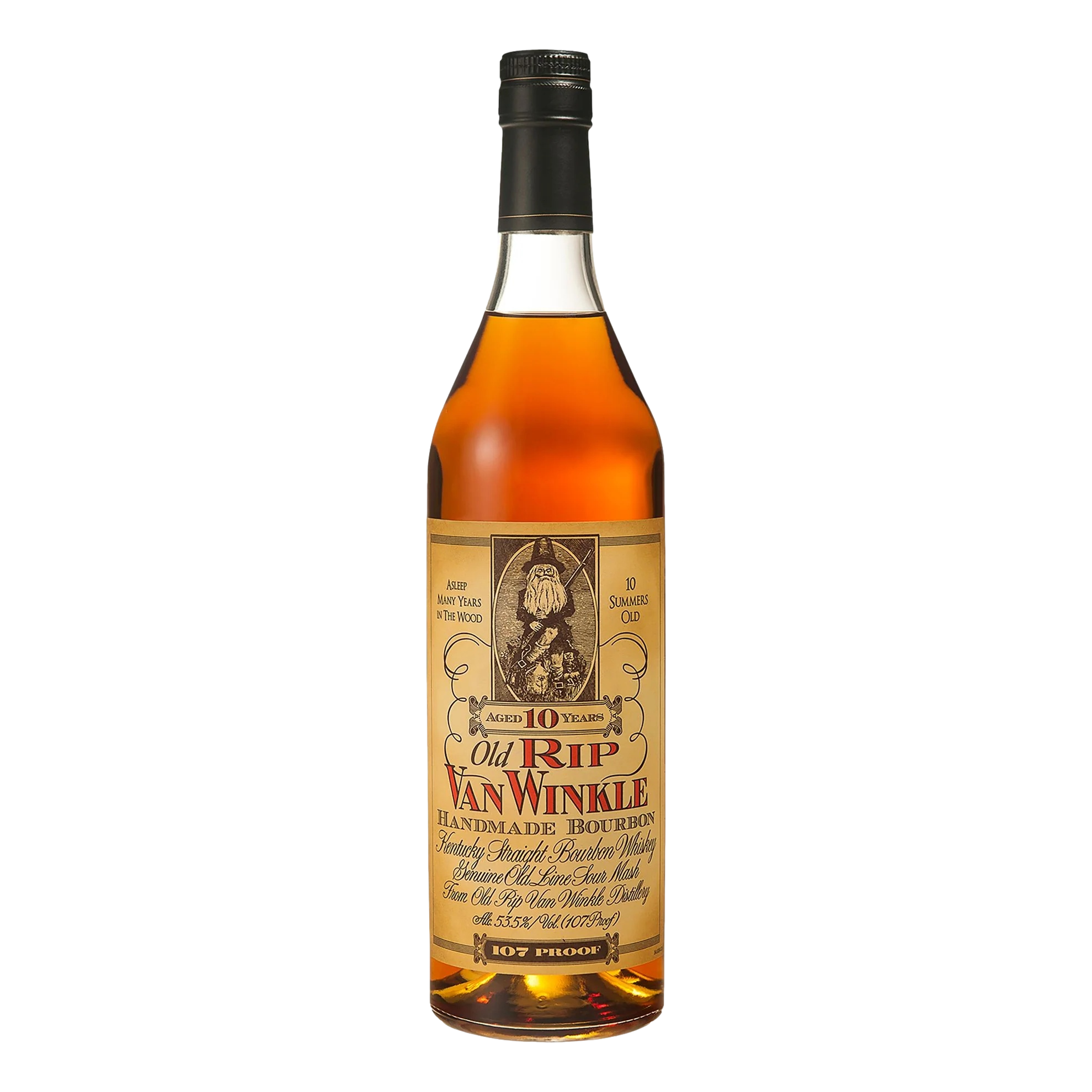 Old Rip Van Winkle 107 Proof (53.5%) Straight Bourbon Whiskey 10YO 750ml