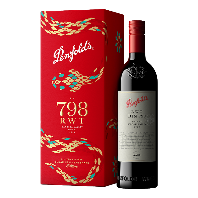 Penfolds RWT Bin 798 Shiraz 2022 Lunar New Year Gift Box Snake