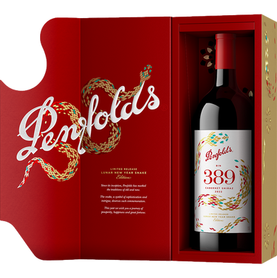 Penfolds Bin 389 Cabernet Shiraz 2022 1.5L Lunar New Year Gift Box Snake