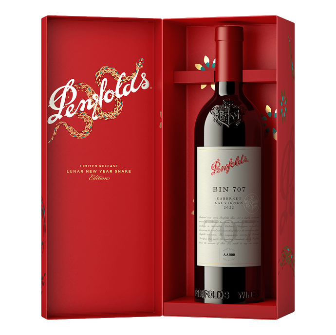 Penfolds Bin 707 Cabernet Sauvignon 2022 Lunar New Year Gift Box Snake