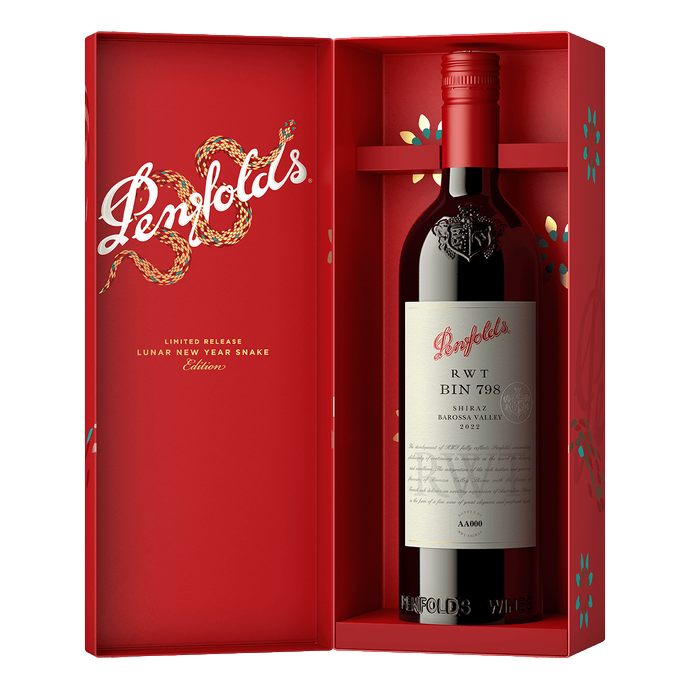 Penfolds RWT Bin 798 Shiraz 2022 Lunar New Year Gift Box Snake