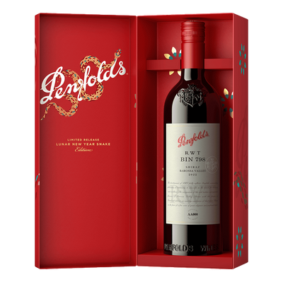 Penfolds RWT Bin 798 Shiraz 2022 Lunar New Year Gift Box Snake