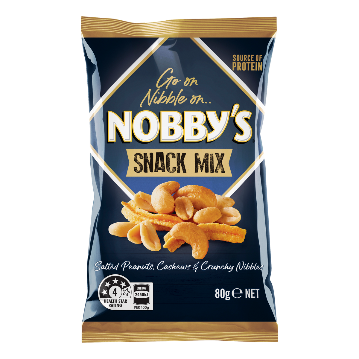 Nobby's Snack Mix Nuts & Nibbles 80g