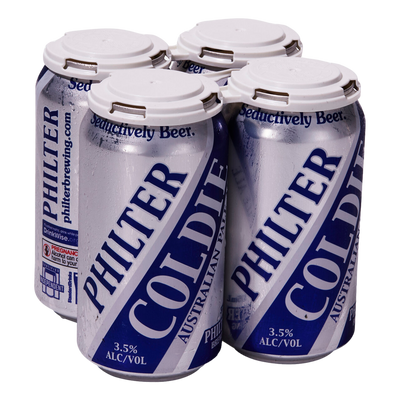 Philter Coldie Pale Ale 3.5% 375ml Can 4 Pack