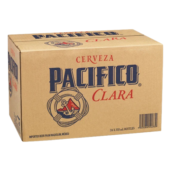 Pacifico Clara Pilsner 355ml Bottle Case of 24