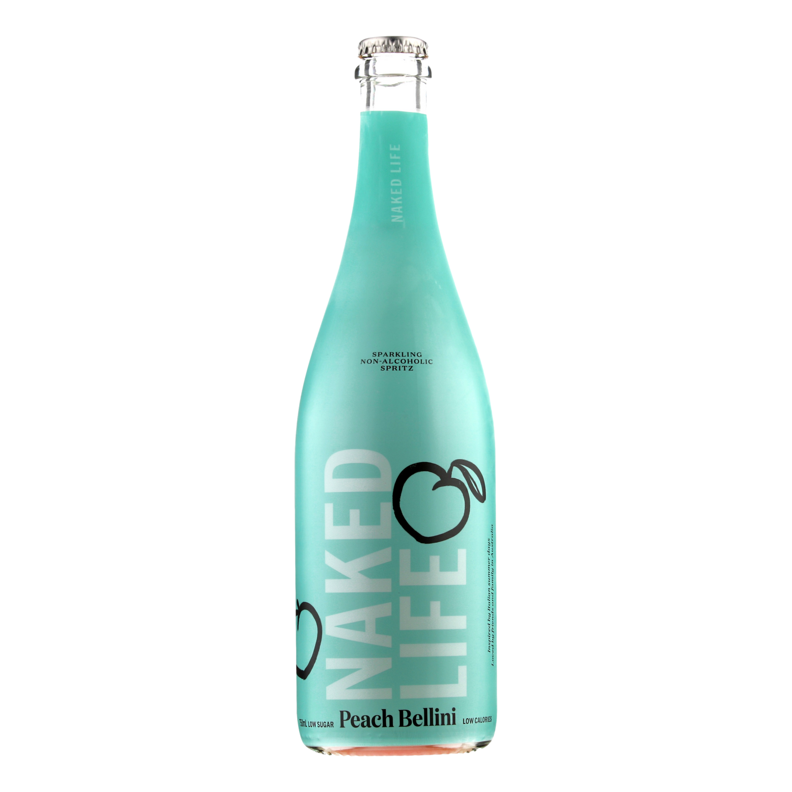 Naked Life Non-Alcoholic Peach Bellini Spritz