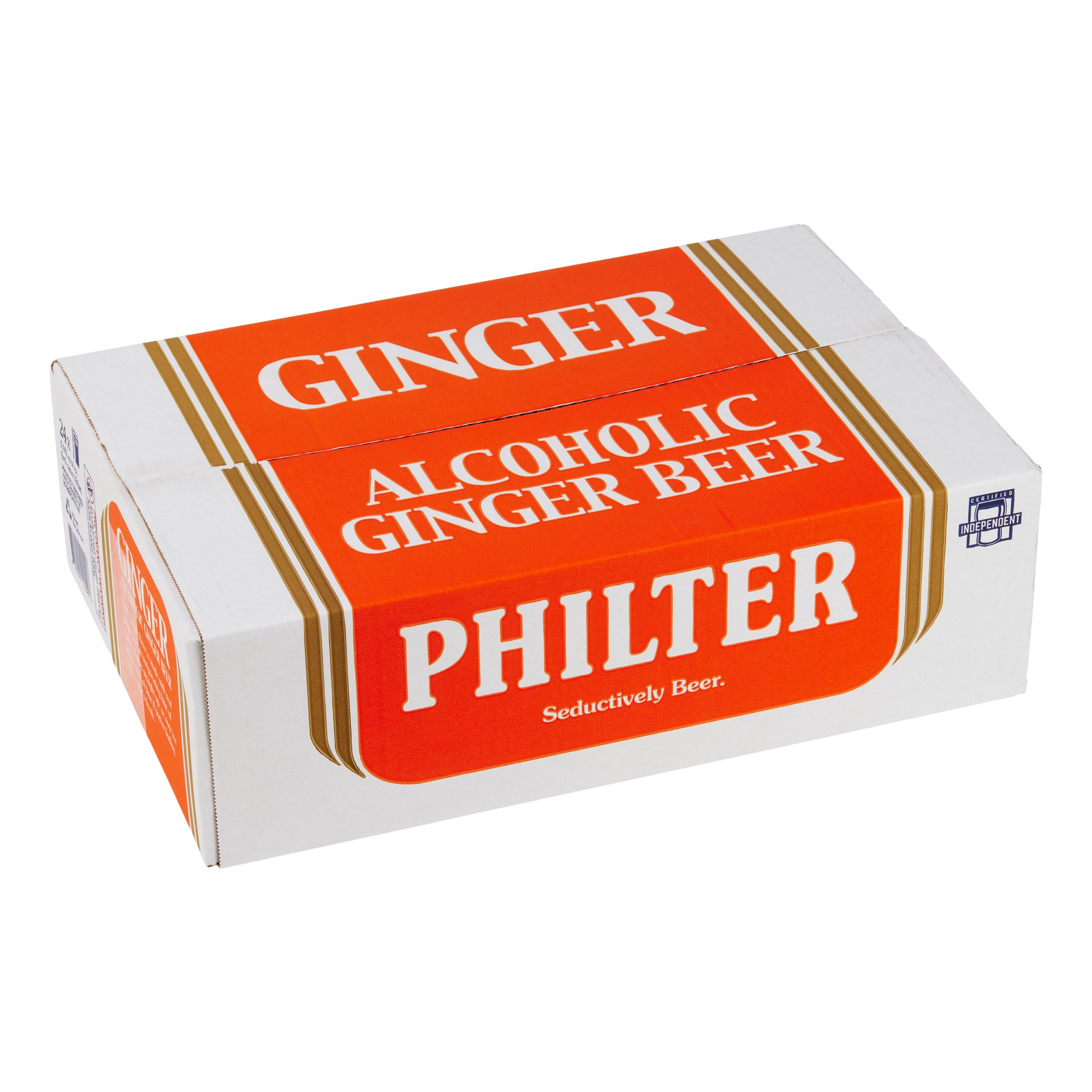 Philter Alcoholic Ginger Beer 330ml Can Case of 24