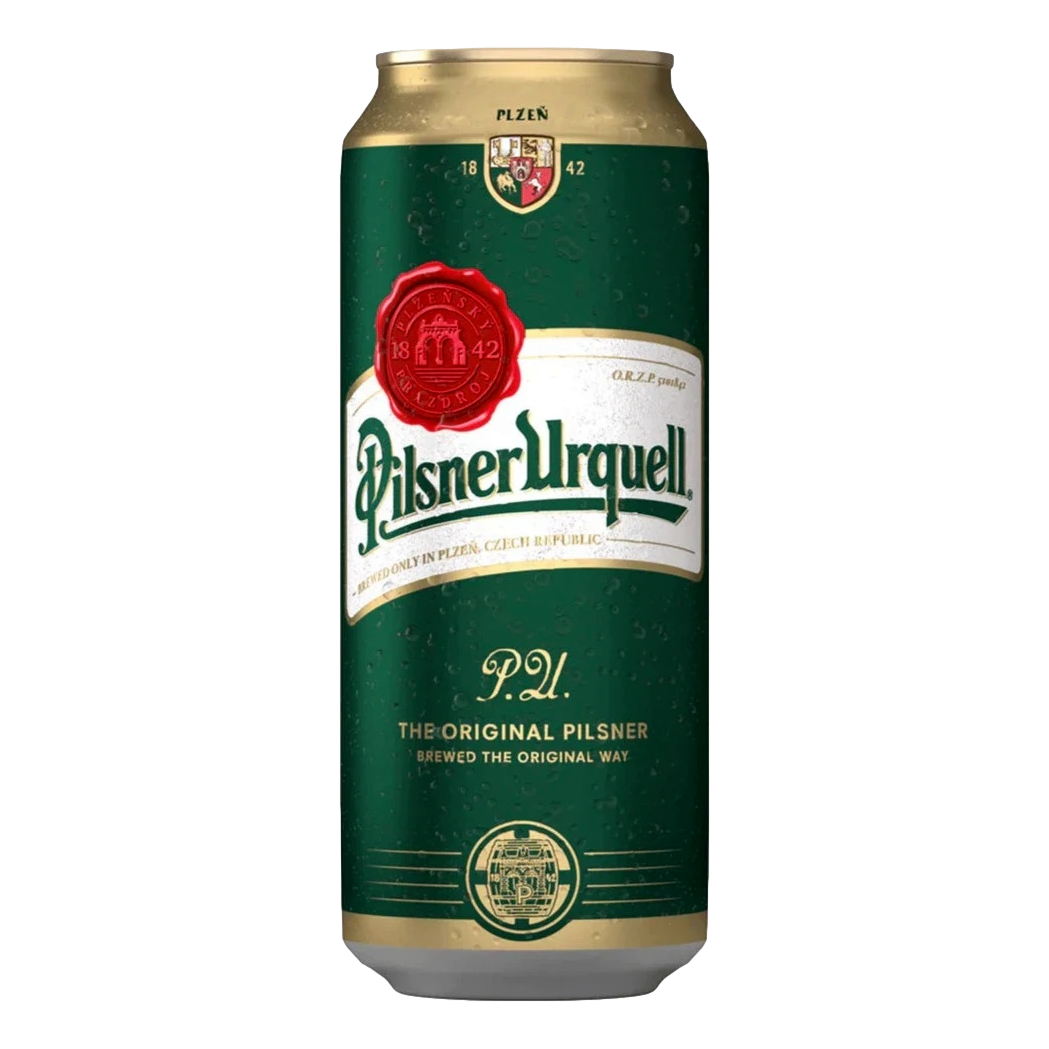 Pilsner Urquell Lager 500ml Can Single