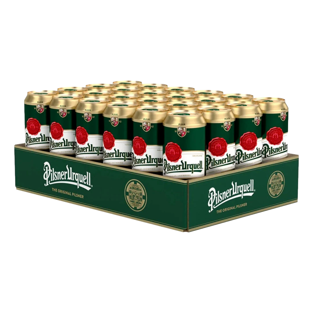 Pilsner Urquell Lager 500ml Can Case of 24