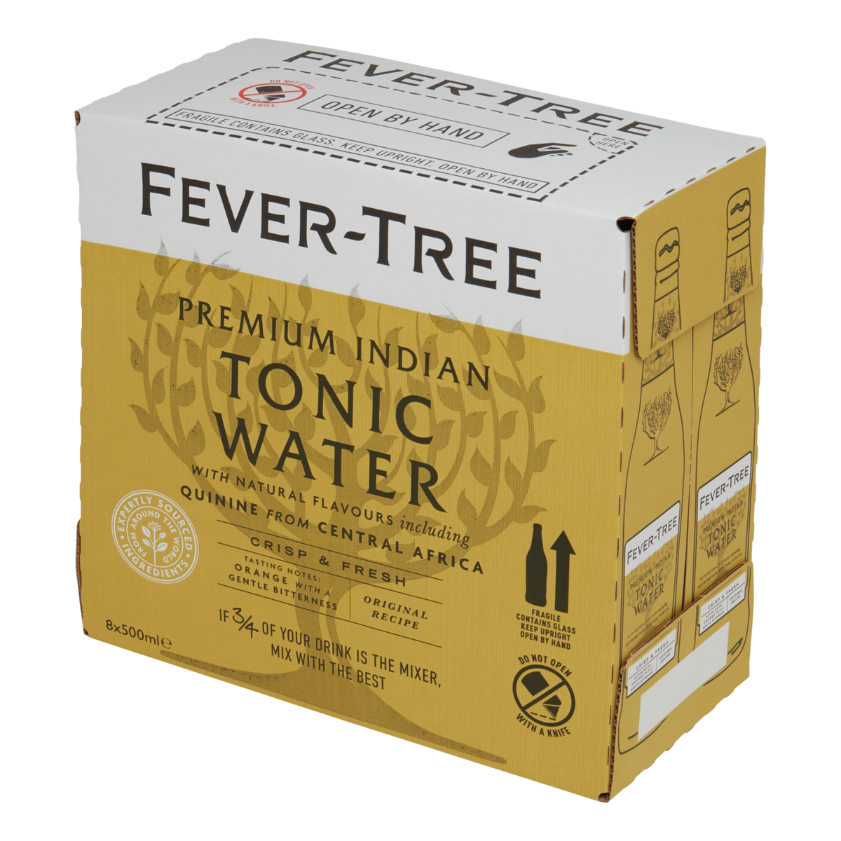 Fever Tree Premium Indian Tonic Water 500ml Bottle Case of 8