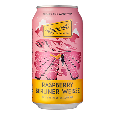 Wayward Raspberry Berliner Weisse 375ml Can 4 Pack