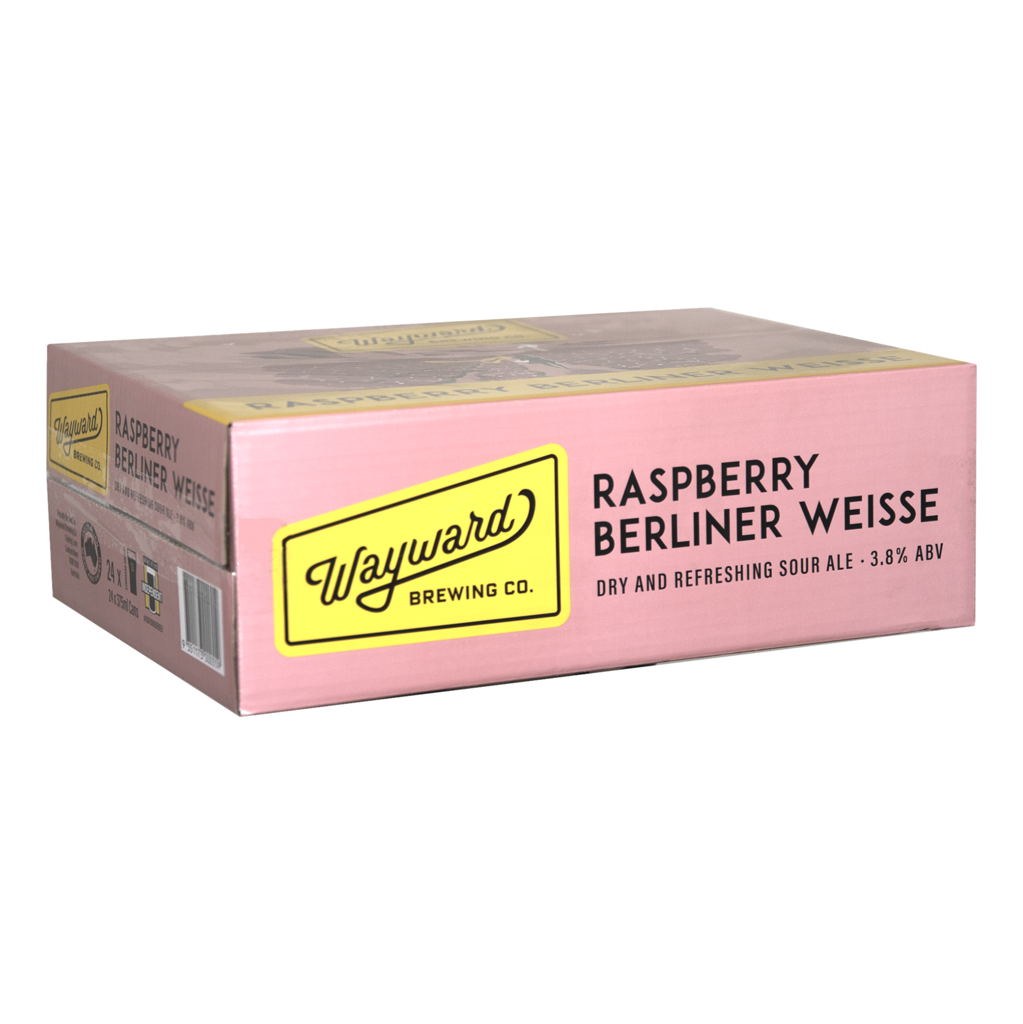 Wayward Raspberry Berliner Weisse 375ml Can Case of 24