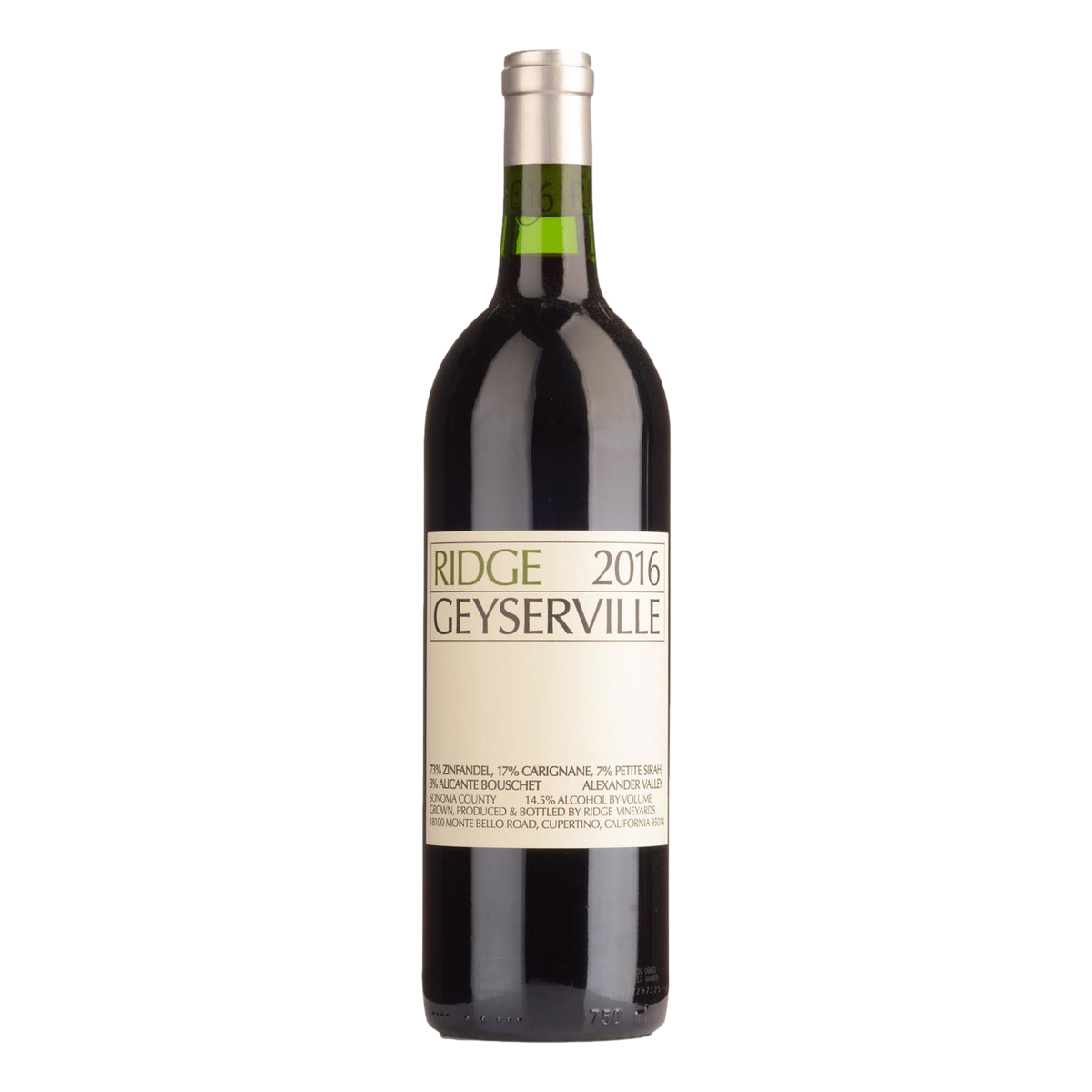 Ridge Vineyards Geyserville Zinfandel Blend 2016 1.5L