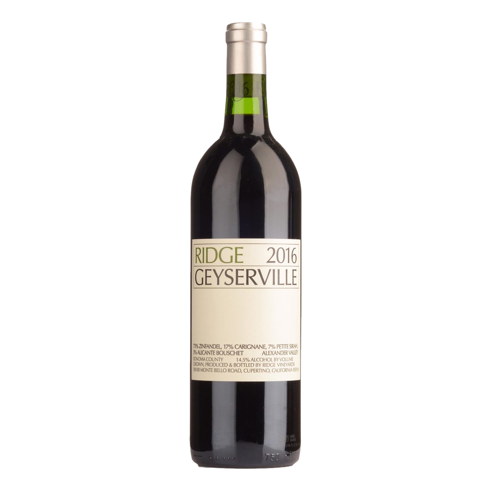 Ridge Vineyards Geyserville Zinfandel Blend 2016 1.5L