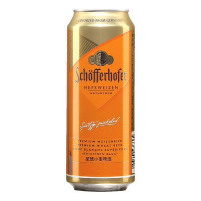 Schofferhofer Hefeweizen 500ml Can Case of 24