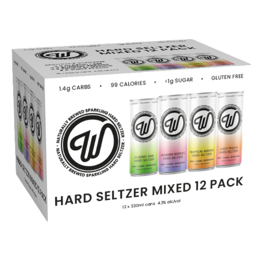 Wayward W Hard Seltzer Mixed 330ml Can 12 Pack