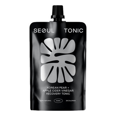 Seoul Tonic Korean Pear + Apple Cider Vinegar Recovery Tonic 100ml Pouch 4 Pack