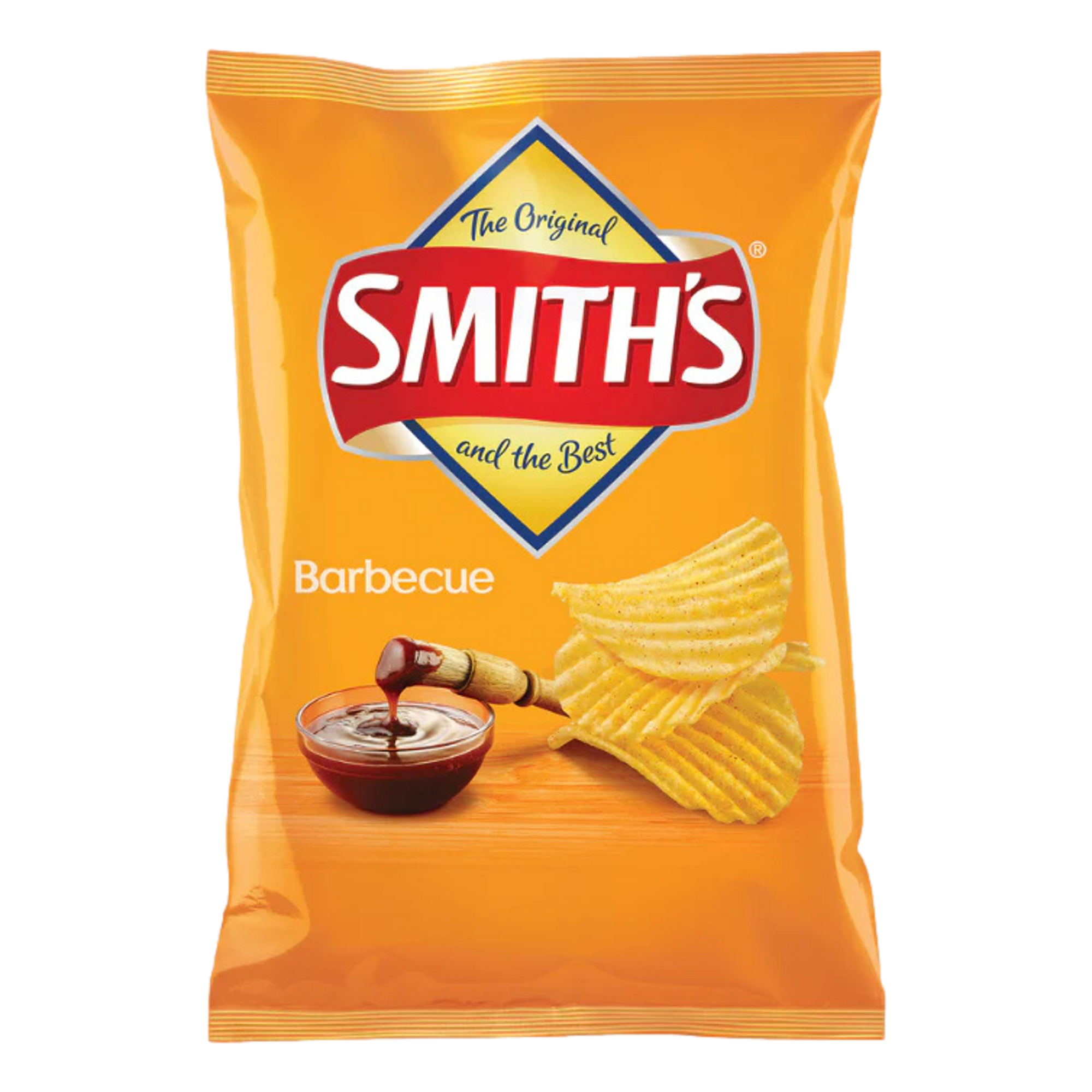 Smith's Crinkle Cut Barbecue Potato Chips 90g