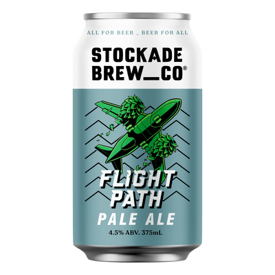 Stockade Flight Path Pale Ale 375ml Can 4 Pack