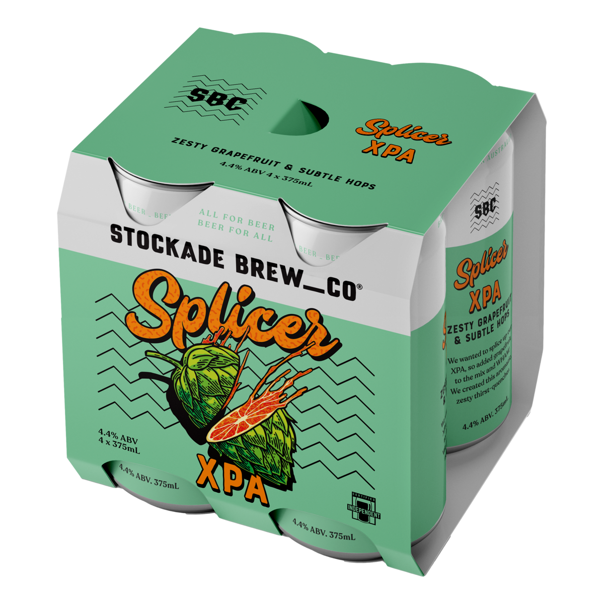 Stockade Splicer XPA 375ml Can 4 Pack