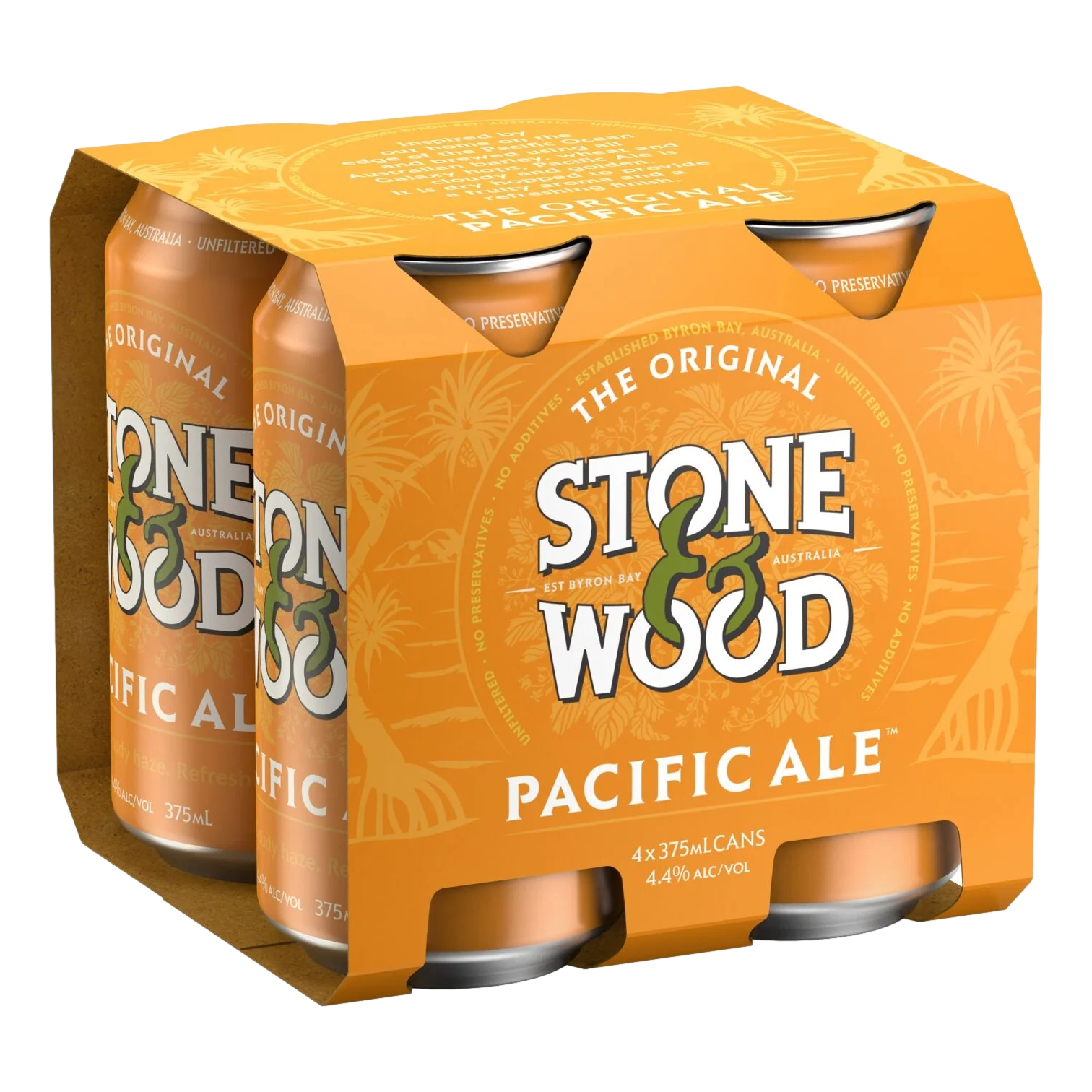 Stone & Wood Pacific Ale 375ml Can 4 Pack