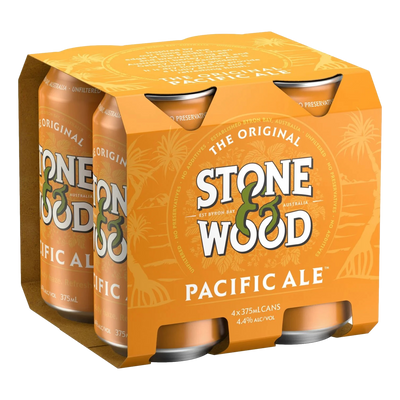 Stone & Wood Pacific Ale 375ml Can 4 Pack