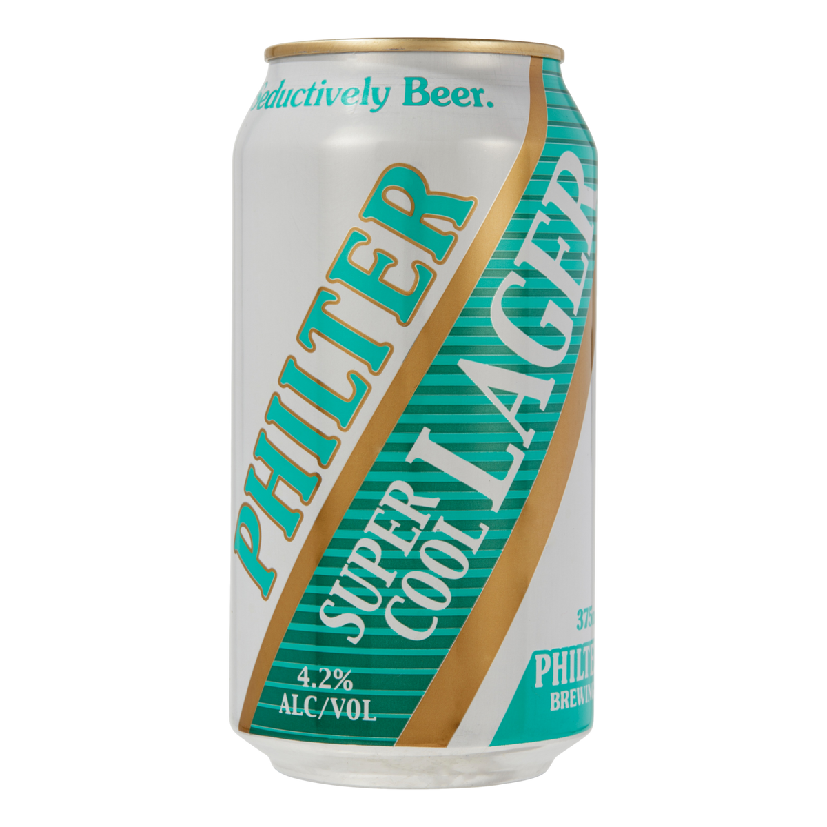Philter Super Cool Lager 375ml Can 4 Pack