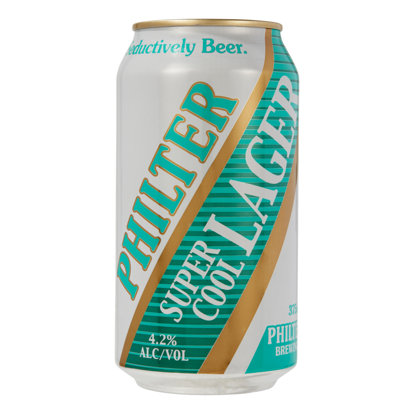 Philter Super Cool Lager 4.2% 375ml Can Single