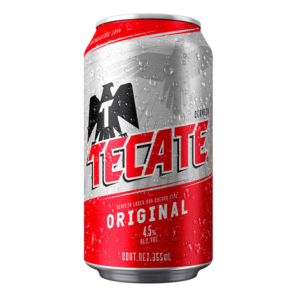 Tecate Original Mexican Lager 355ml Can 6 Pack