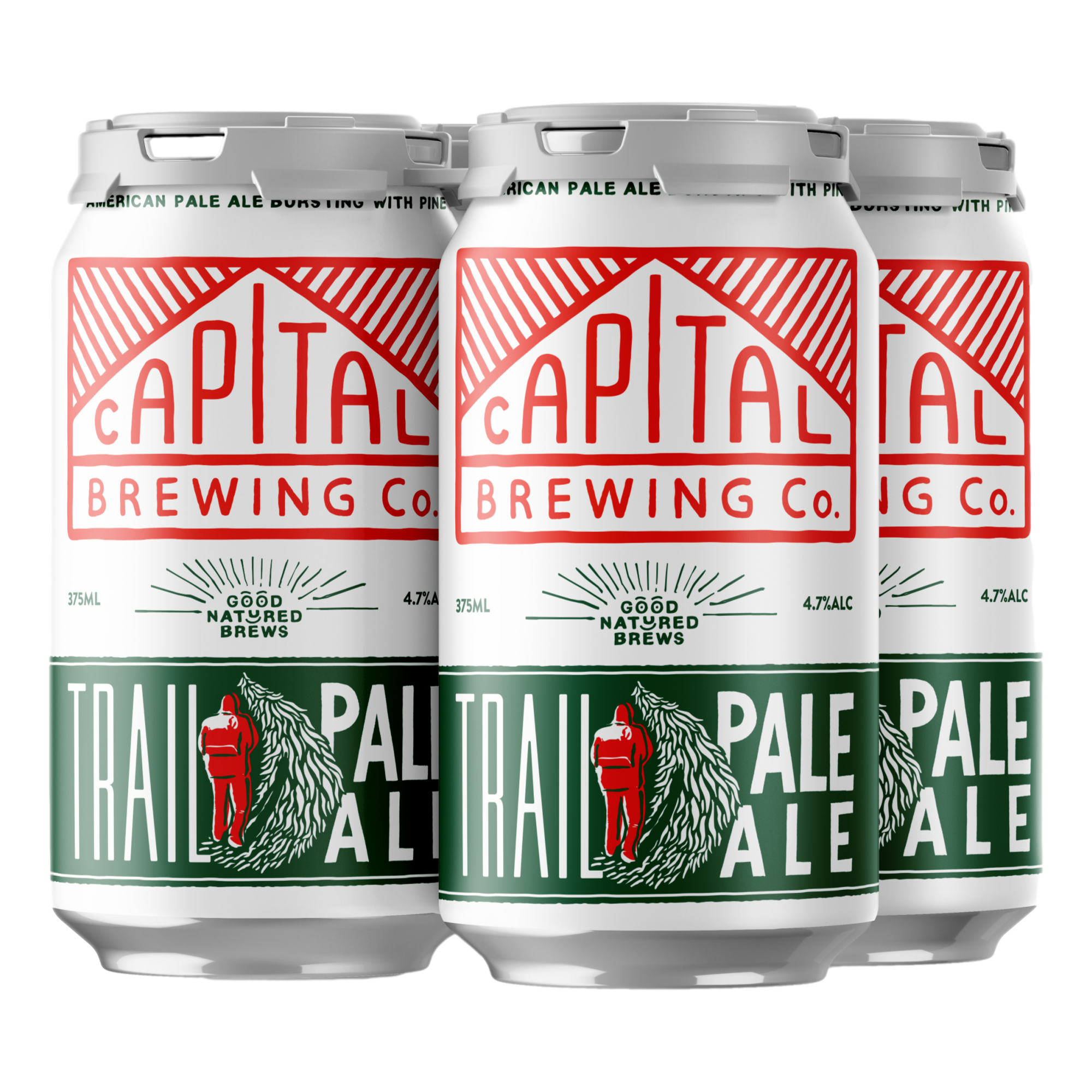 Capital Brewing Co. Trail Pale Ale 375ml Can 4 Pack