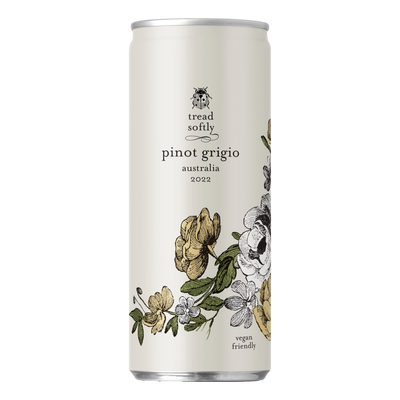 Tread Softly Pinot Grigio 250ml Can 4 Pack