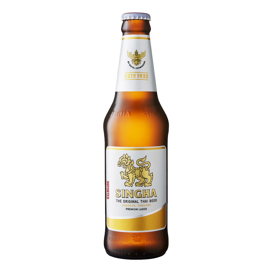 Singha Premium Lager 330ml Bottle Single