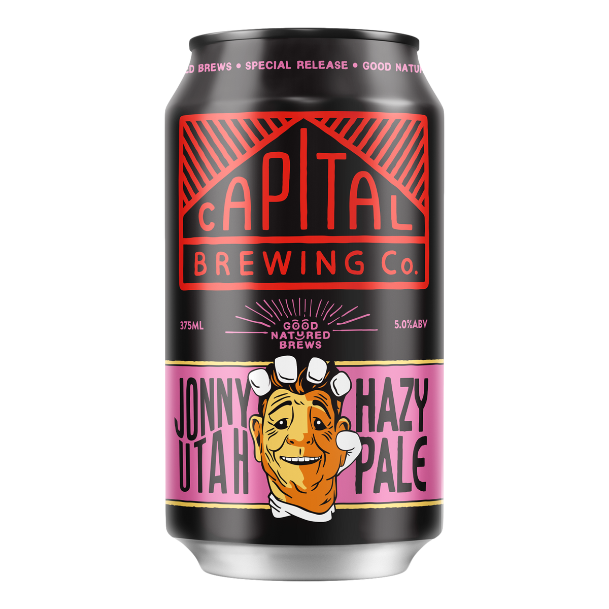 Capital Brewing Jonny Utah Hazy Pale Ale 375ml Can 4 Pack