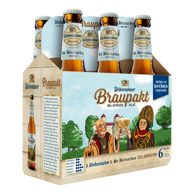 Weihenstephaner Braupakt Blonde Ale 330ml Bottle 6 Pack