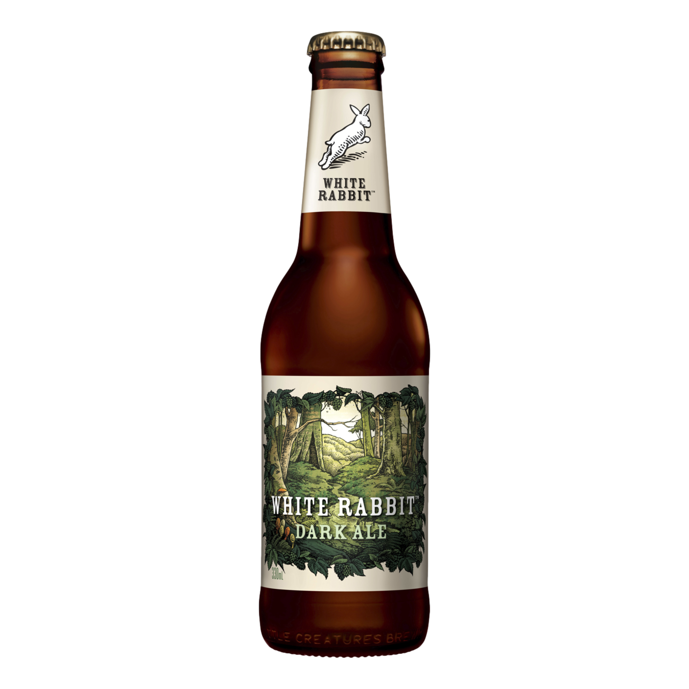 White Rabbit Dark Ale 330ml Bottle Single