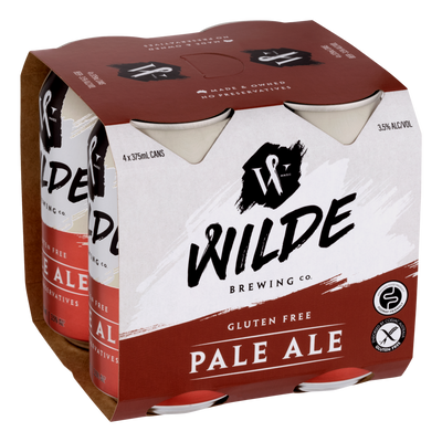 Wilde Gluten Free Pale Ale 375ml Can 4 Pack