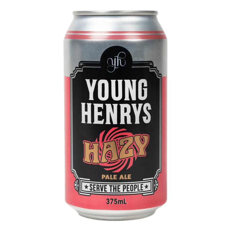 Young Henrys Hazy Pale Ale 375ml Can Case of 16