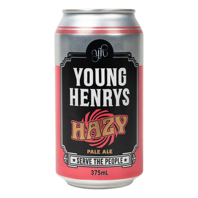 Young Henrys Hazy Pale Ale 375ml Can Case of 16