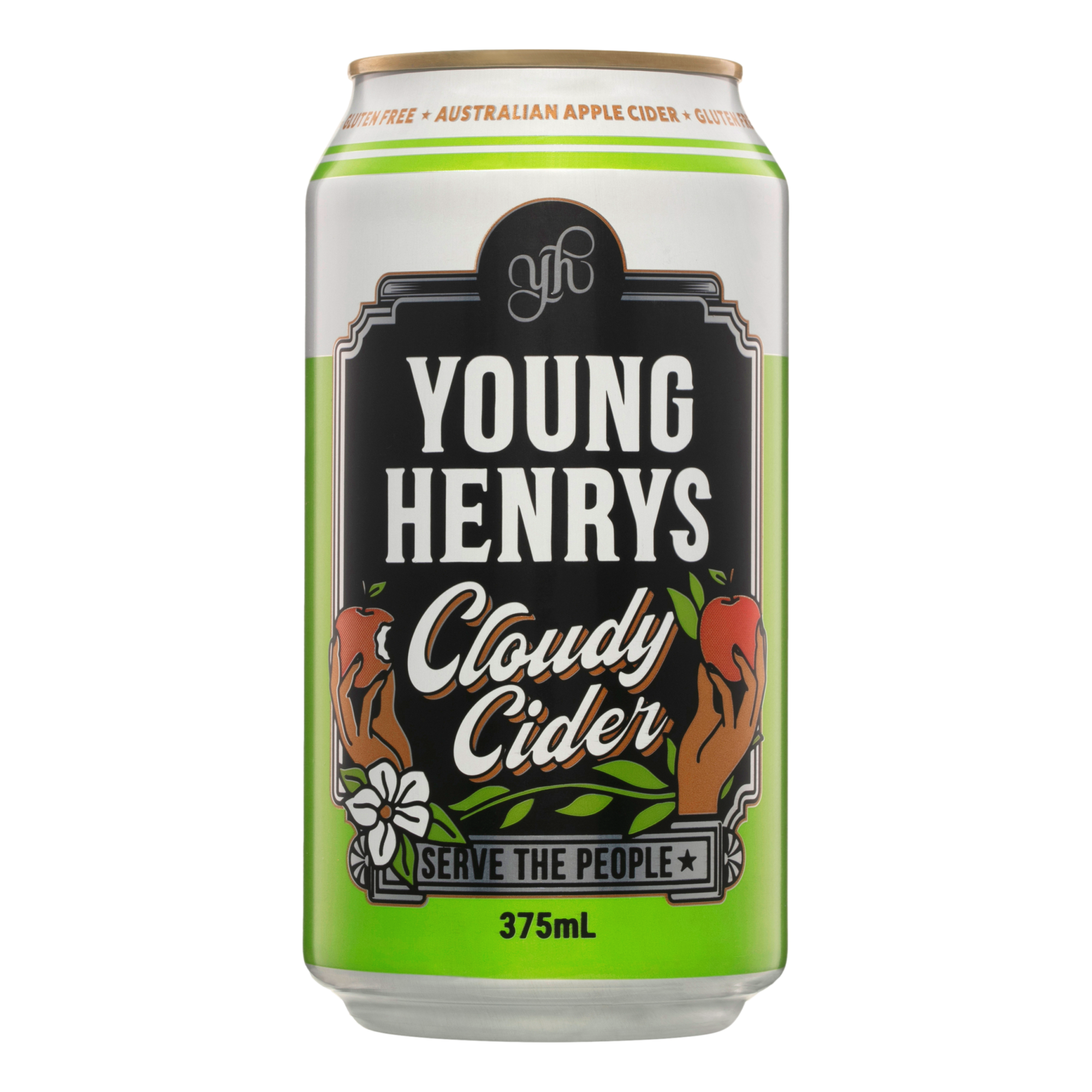 Young Henrys Cloudy Cider 375ml Can Single