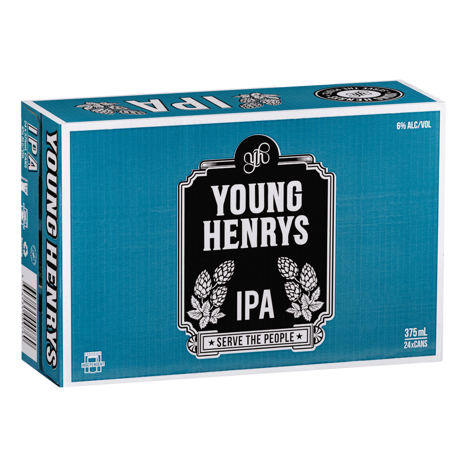 Young Henrys IPA 6% 375ml Can Case of 24