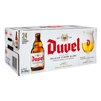 Duvel Belgian Golden Ale 8.5% 330ml Bottle Case of 24