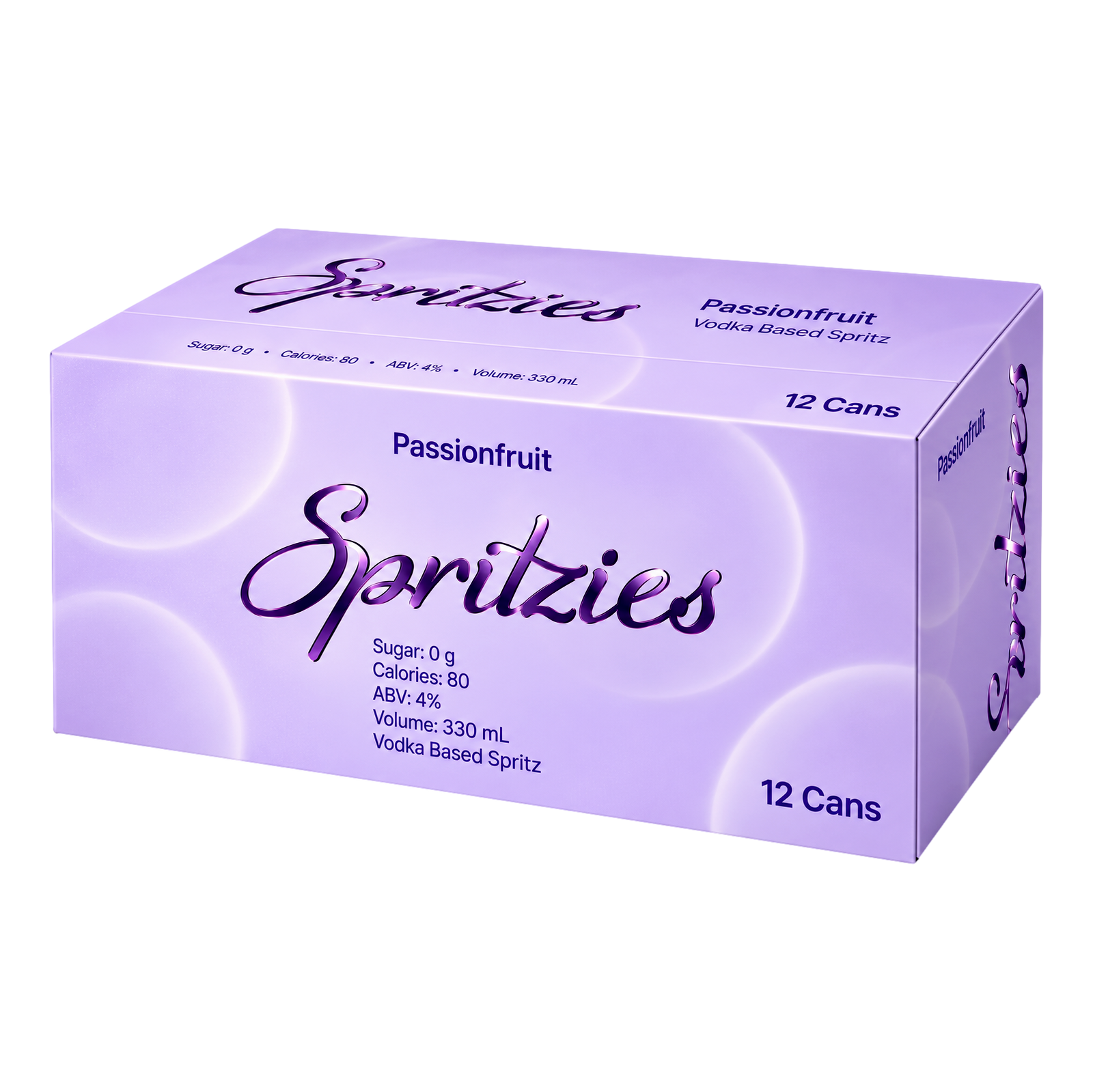 Spritzies Passionfruit Vodka Spritz 4% 330ml Can Case of 24