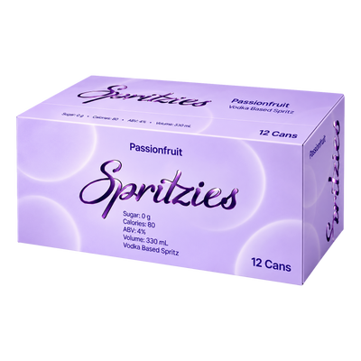 Spritzies Passionfruit Vodka Spritz 4% 330ml Can Case of 24