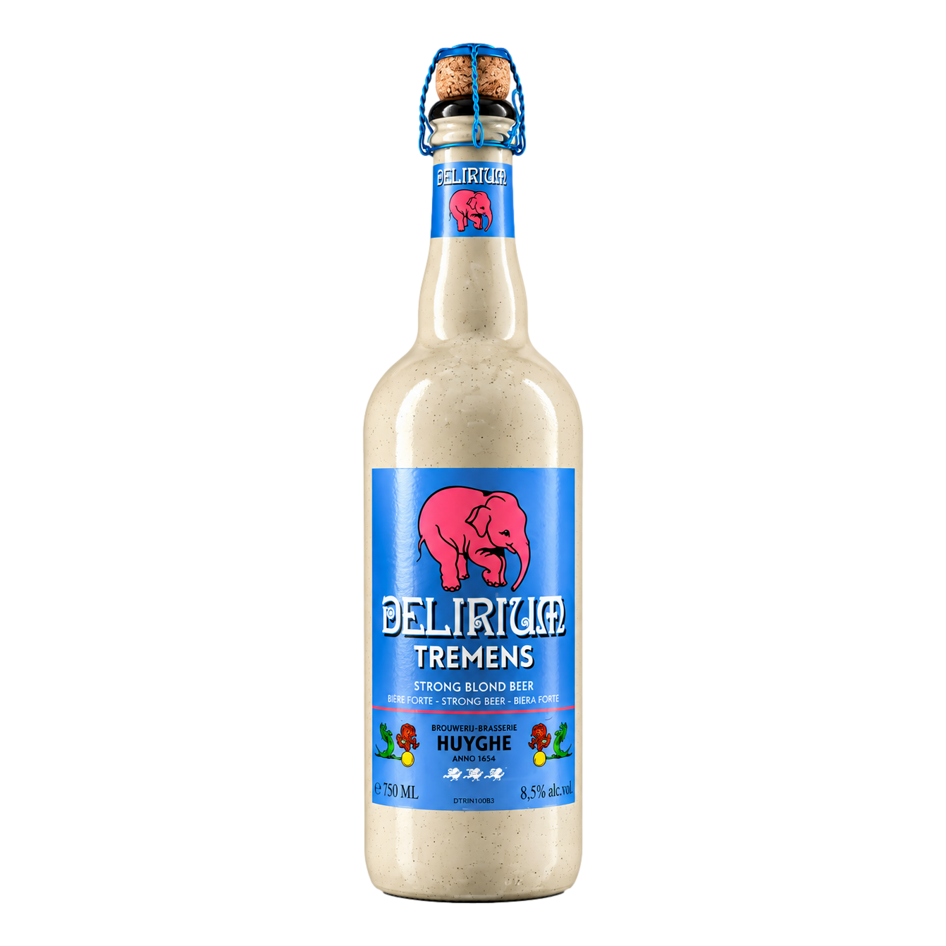 Delirium Tremens Strong Blond Beer 8.5% 750ml Bottle Single