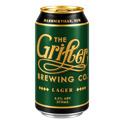 Grifter Lager 4.5% 375ml Can Case of 24