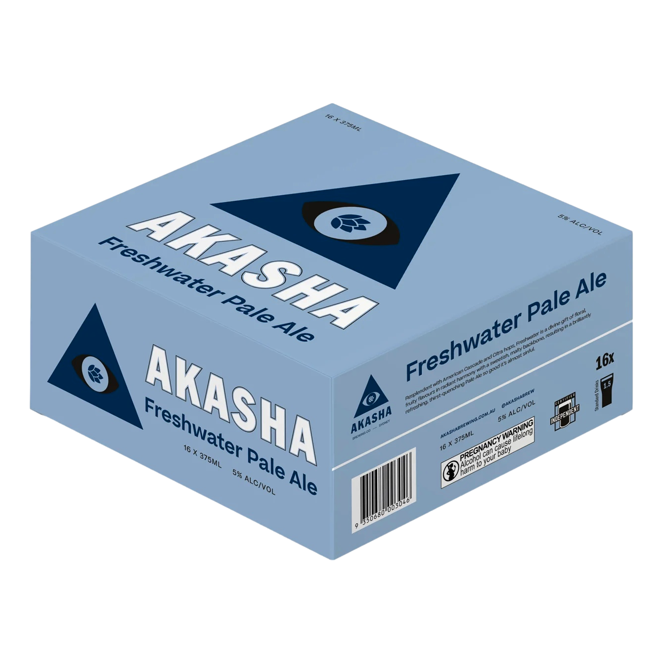 Akasha Freshwater Pale Ale 375ml Can Case of 16