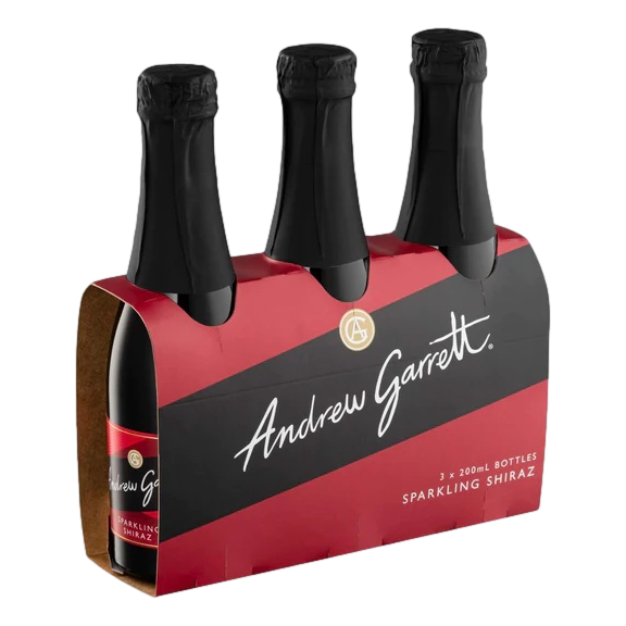 Andrew Garrett Sparkling Shiraz Non Vintage 200ml 3 Pack