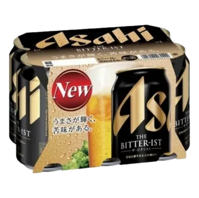 Asahi The Bitterist Dry Beer 350ml Can 6 Pack